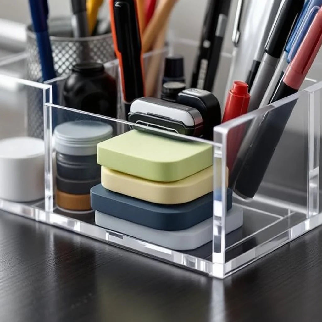 Acrylic Desk Organizer Caddy