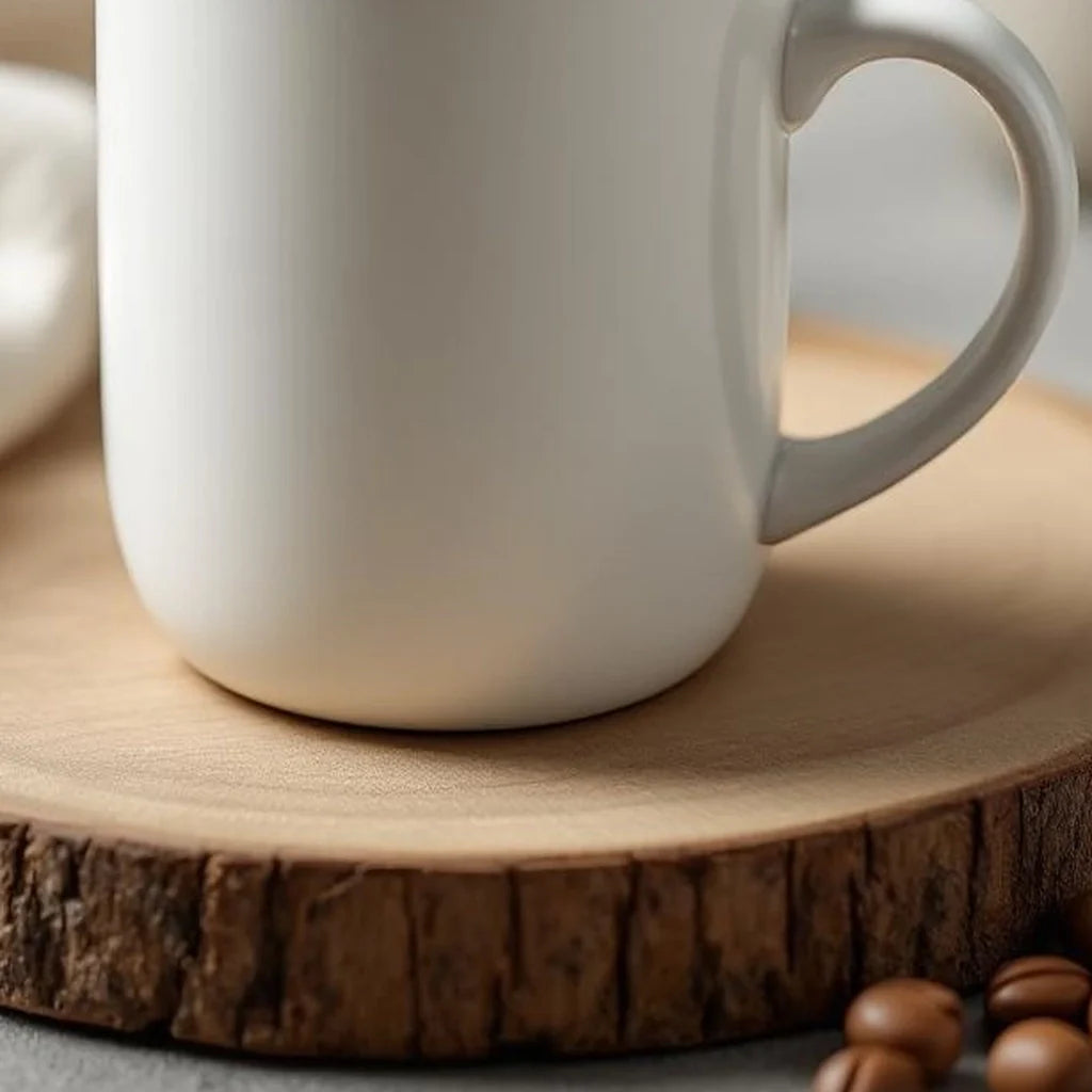 Ceramic Mug Set in Matte White