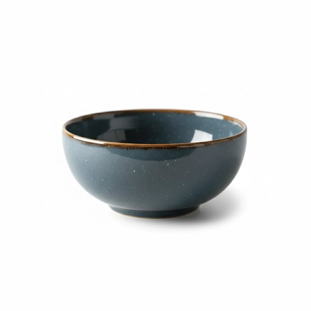 Decorative Ceramic Bowl with Speckle Glaze