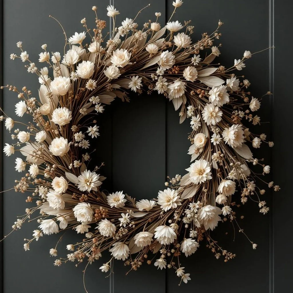 Decorative Wreath with Dried Botanicals