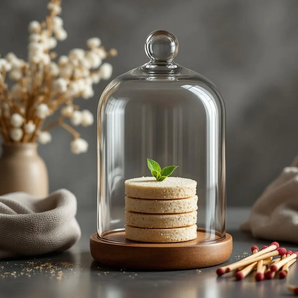 Glass Cloche Decorative Jar