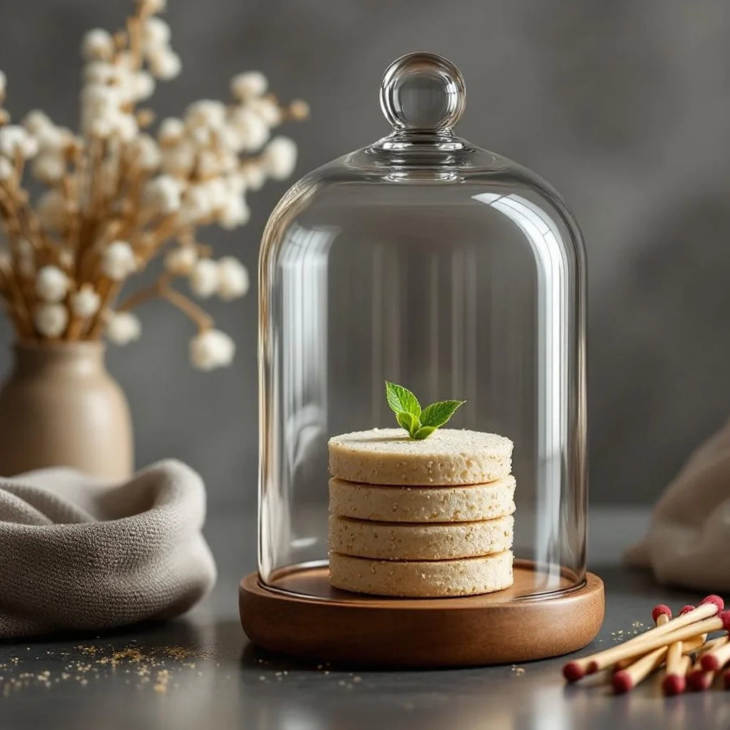 Glass Cloche Decorative Jar