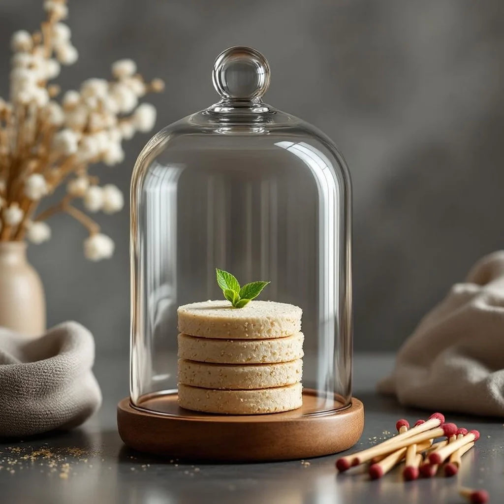 Glass Cloche Decorative Jar