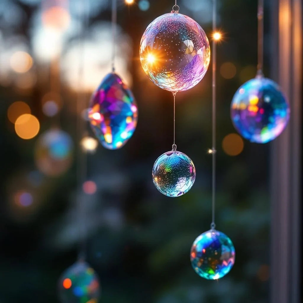 Iridescent Window Suncatcher Set