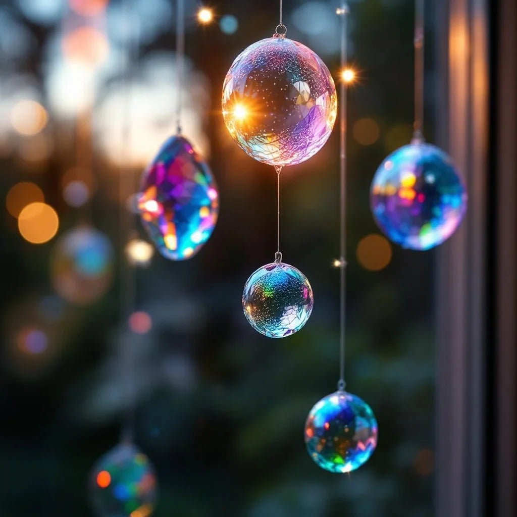 Iridescent Window Suncatcher Set