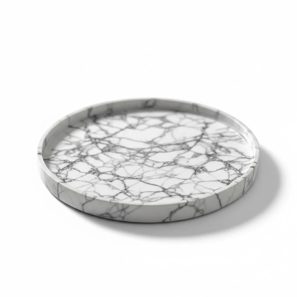Marble Pattern Decorative Tray