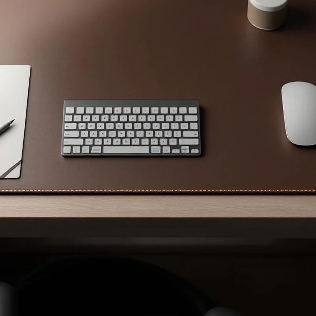 Minimal Desk Pad in Vegan Leather