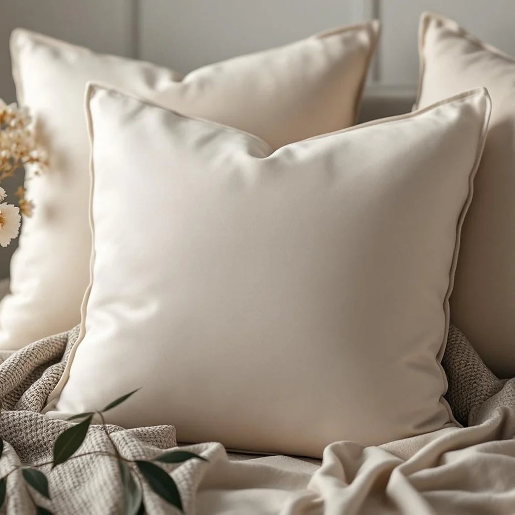 Soft Neutral Decorative Pillowcase Set