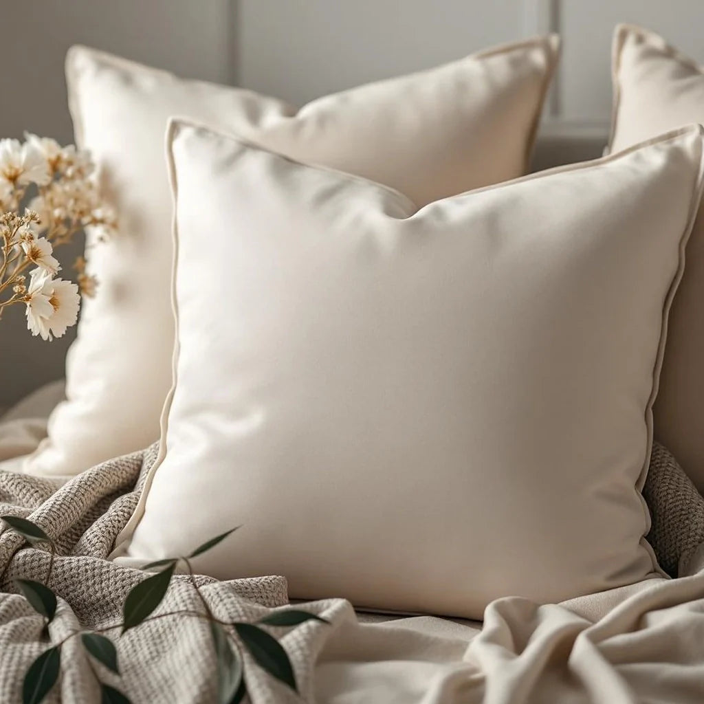 Soft Neutral Decorative Pillowcase Set